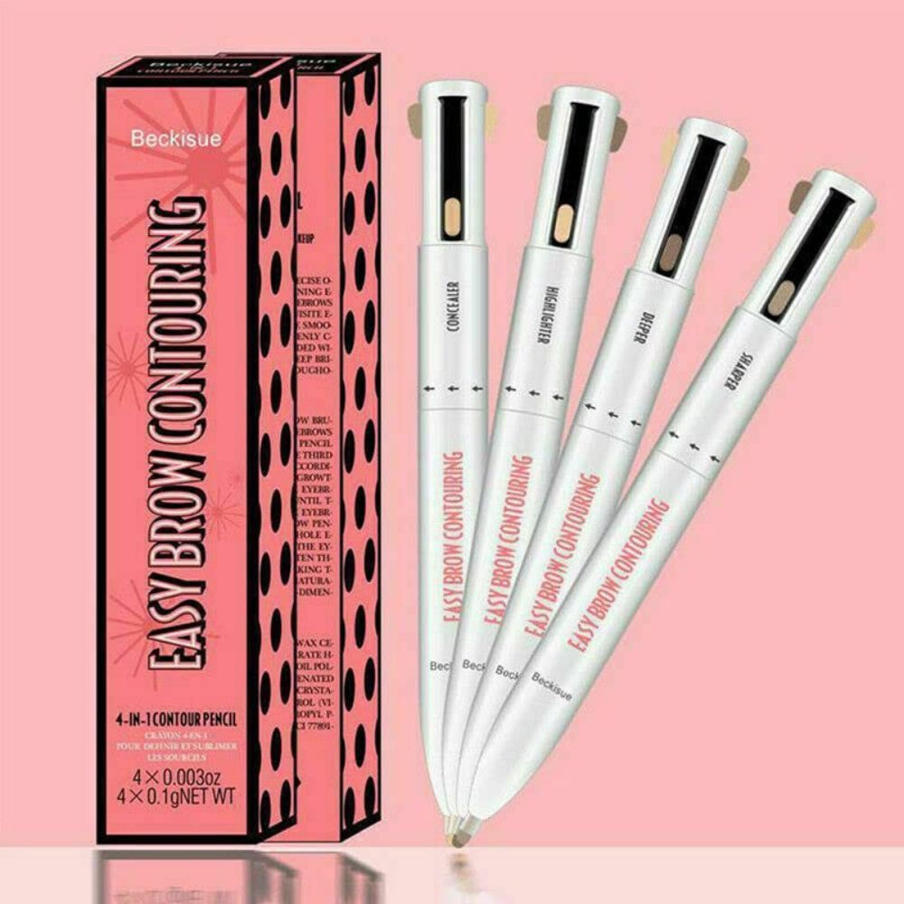 Lápiz de cejas 4 en 1: define, rellena, corrige e ilumina