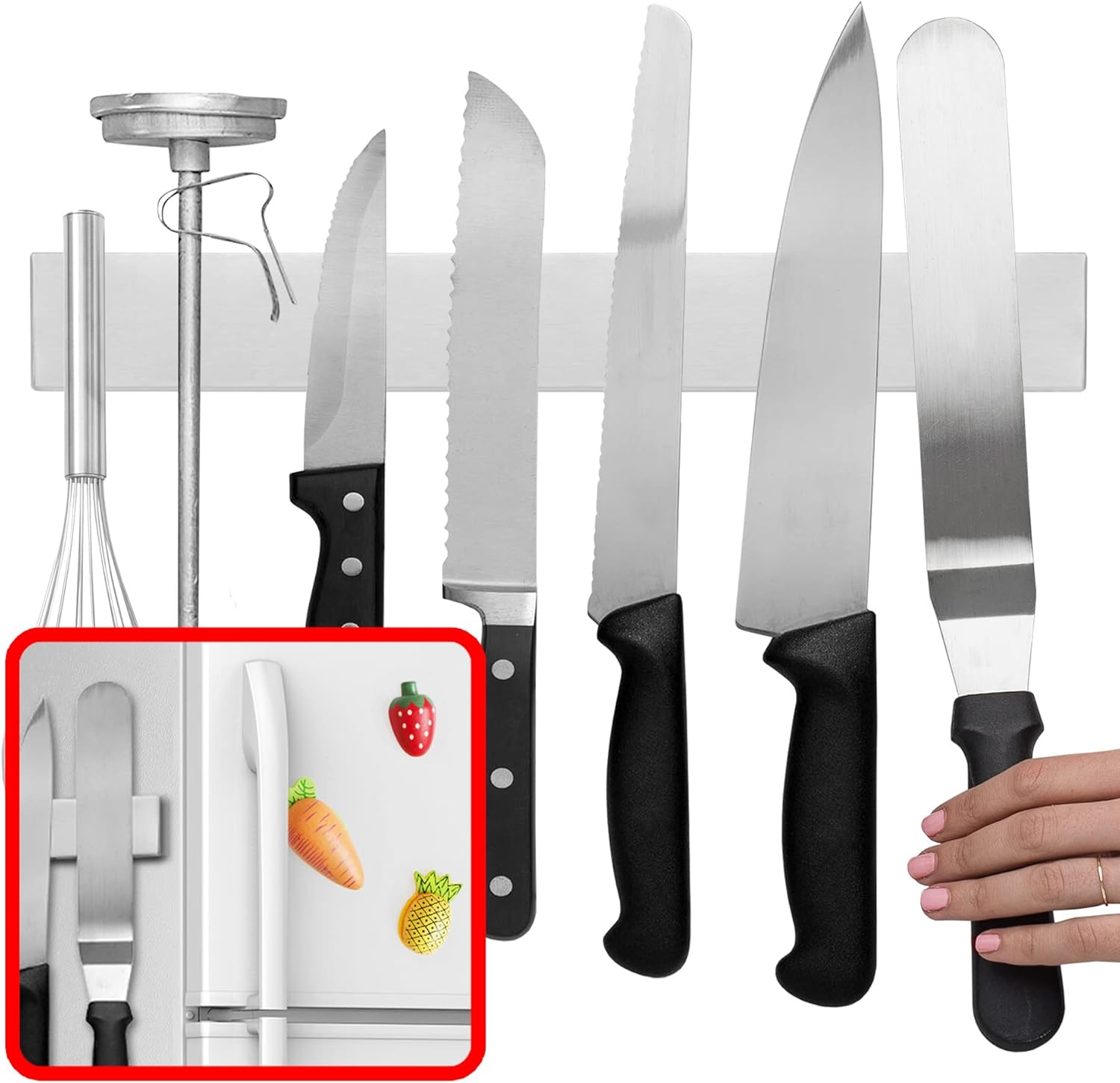 14 Inch Magnetic Knife And Tools Holder - TRENDVYO