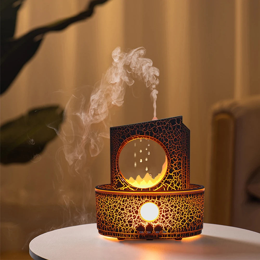 Difusor y humidificador de aceites esenciales Nubes de lluvia
