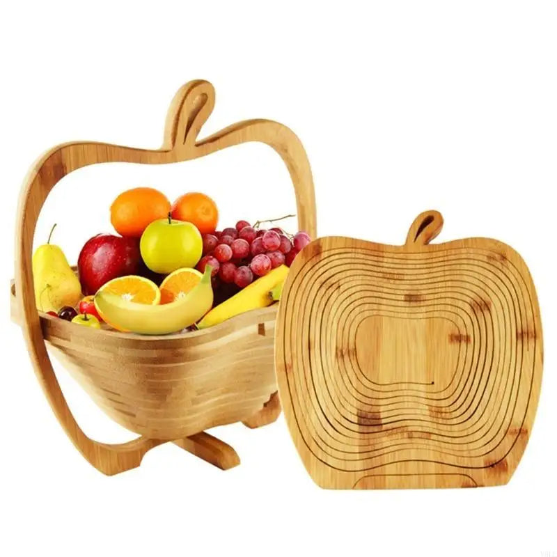 Cesta de frutas plegable y tabla de cortar