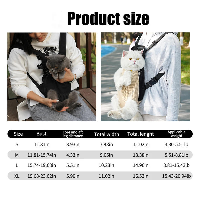 Bolsa transportadora para gatos