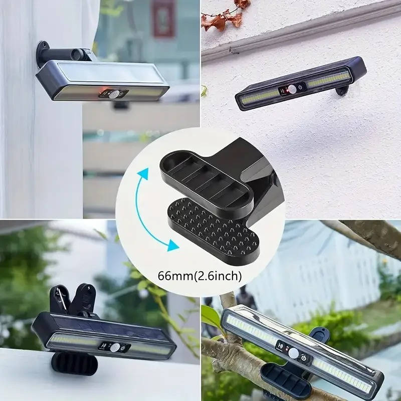 2 Set Portable Solar Fence Lights - TRENDVYO