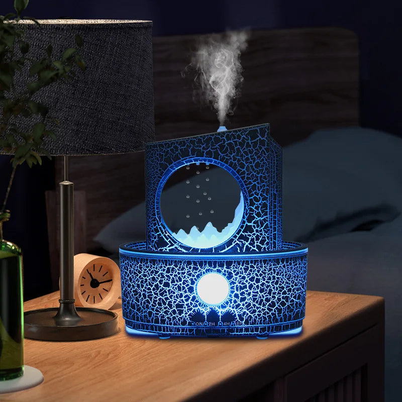 Difusor y humidificador de aceites esenciales Nubes de lluvia