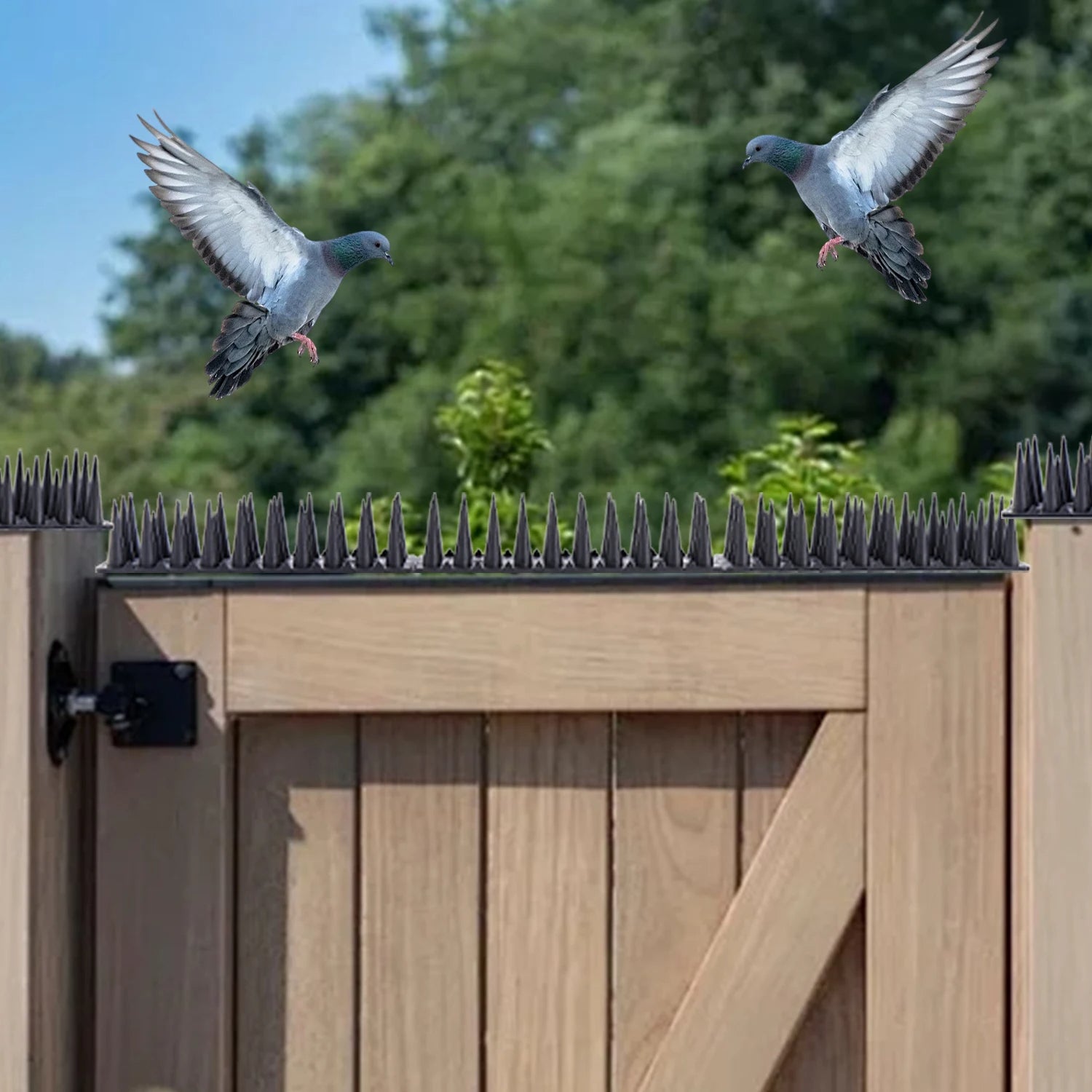 Púas de plástico para control de aves