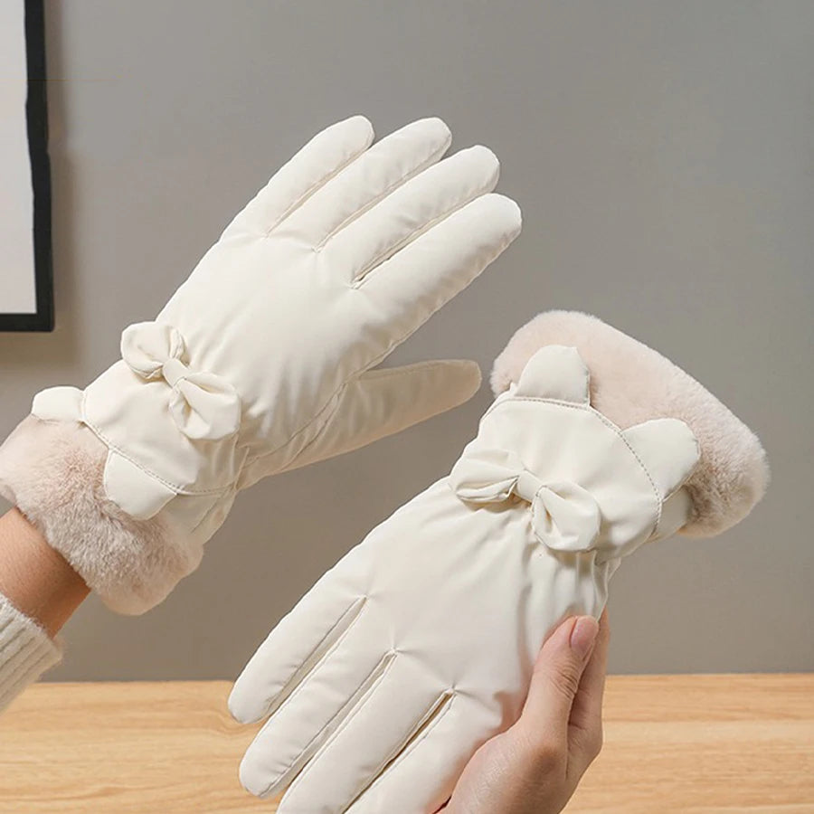Guantes de Invierno con Pantalla Táctil Elegantes para Mujer
