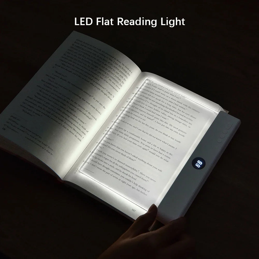 Luz de lectura LED de panel plano con visión nocturna