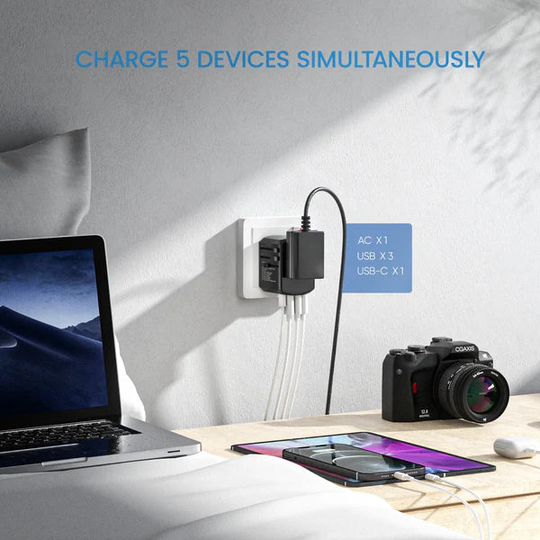 Adaptador de viaje multipuerto
