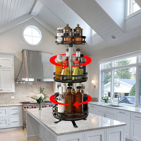 3-Tier Swivel Metal Organizer - TRENDVYO