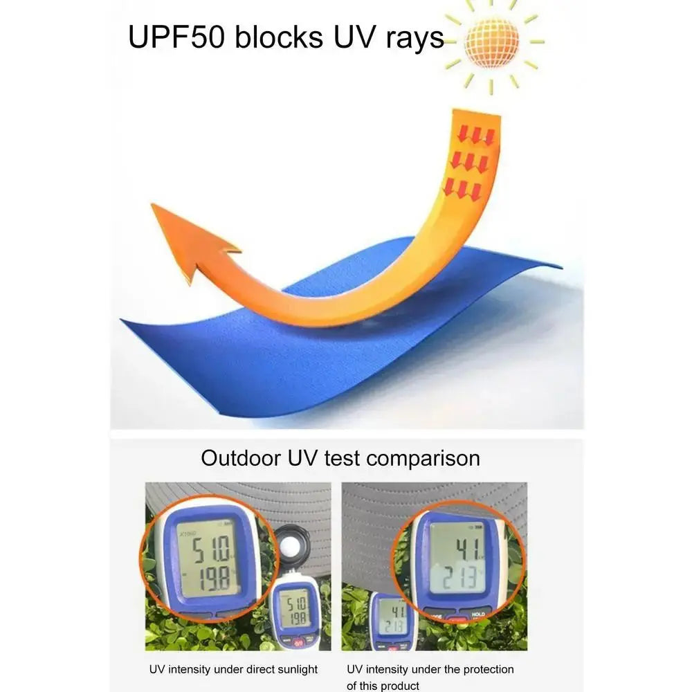 Adjustable Kids Solar Fan Hat