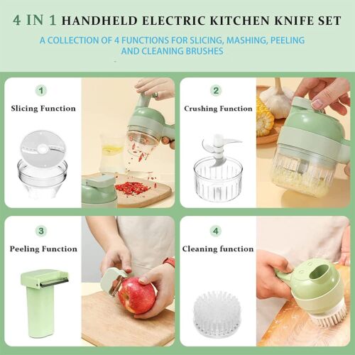 4 In 1 Electric Food Cutter - TRENDVYO