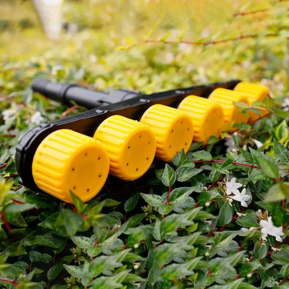 Potente boquilla pulverizadora multiusos para manguera de jardín