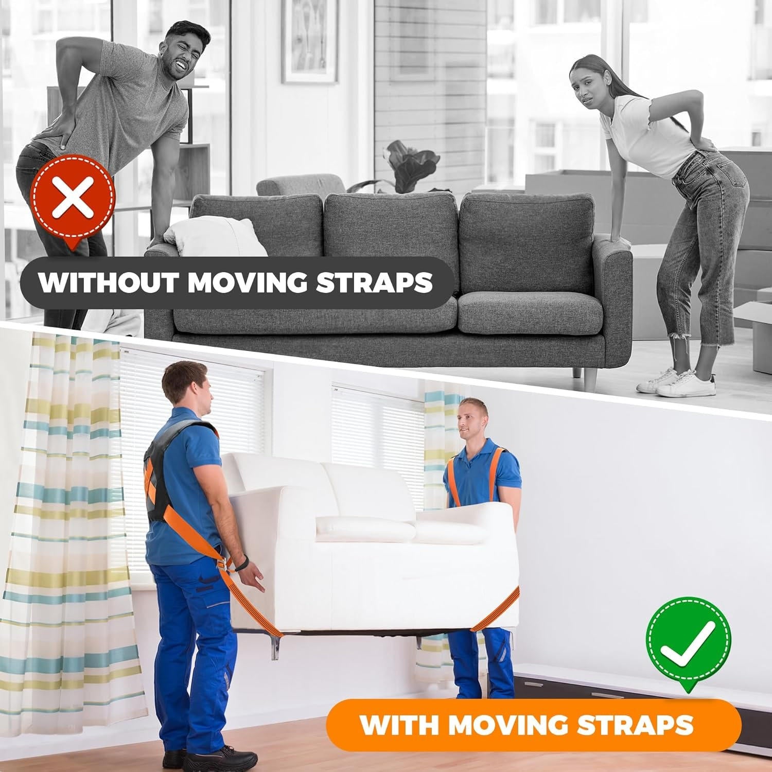 Correas para Muebles de Mudanza