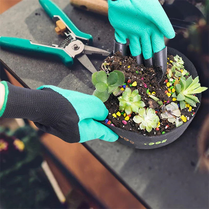 Guantes de jardinería Genius con garras
