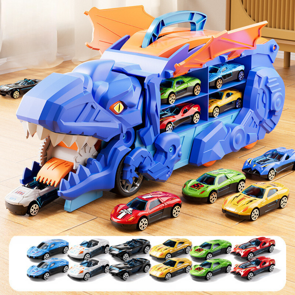 Camión de juguete de dinosaurios para niños