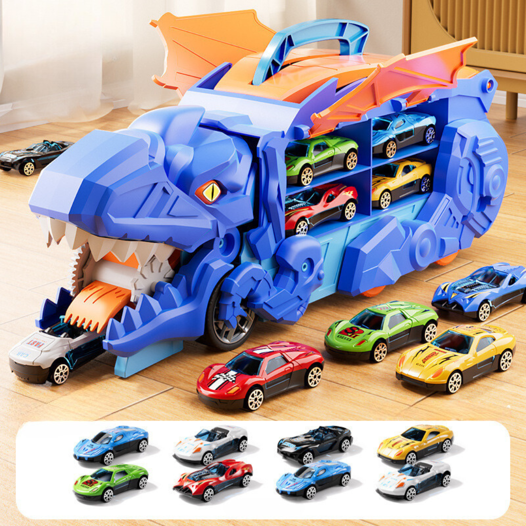 Camión de juguete de dinosaurios para niños