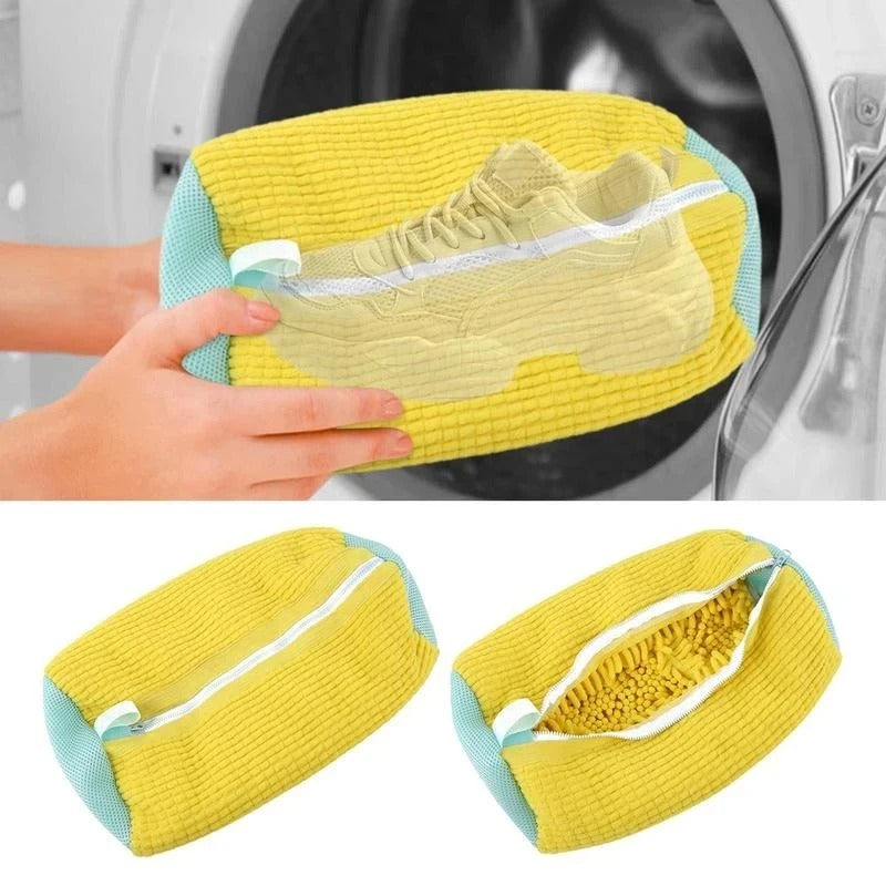 Práctica bolsa para lavar zapatos