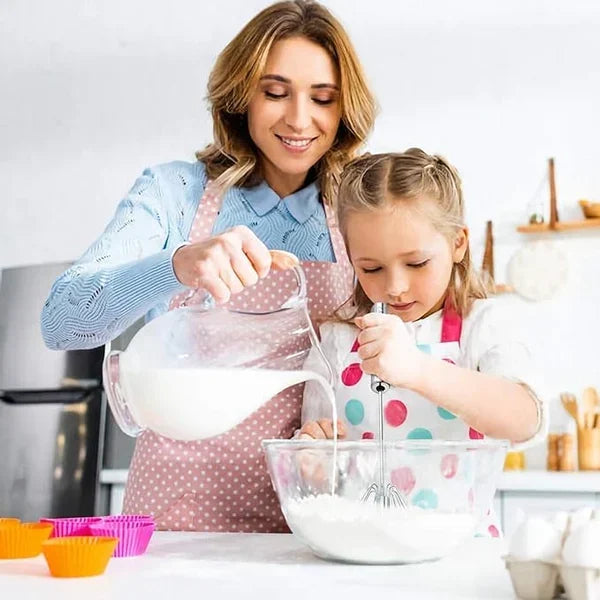 Batidor automático para mezclar sin esfuerzo