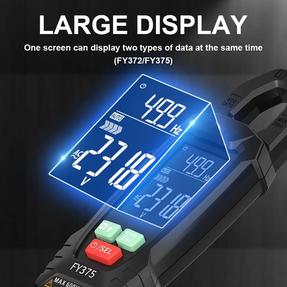 AC DC Clamp Electric Meter - TRENDVYO