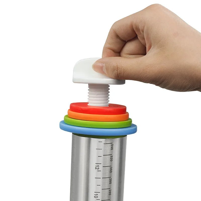 Adjustable Rolling Pin with Rings - TRENDVYO