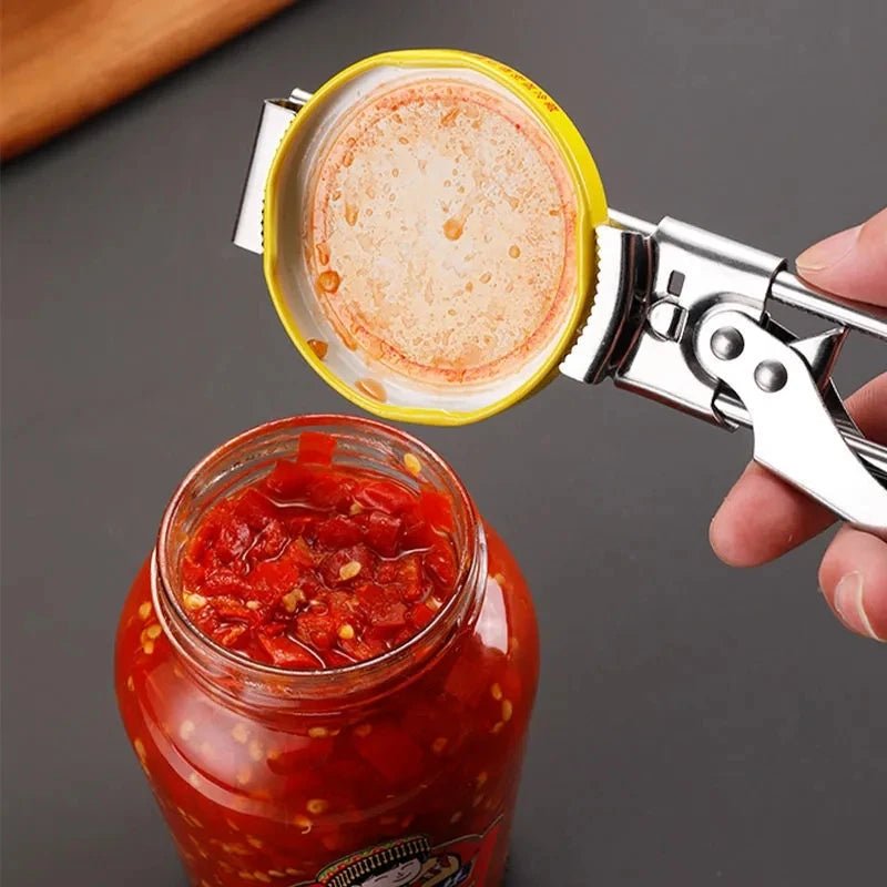 Adjustable Stainless Steel Multi Function Jar Opener - TRENDVYO