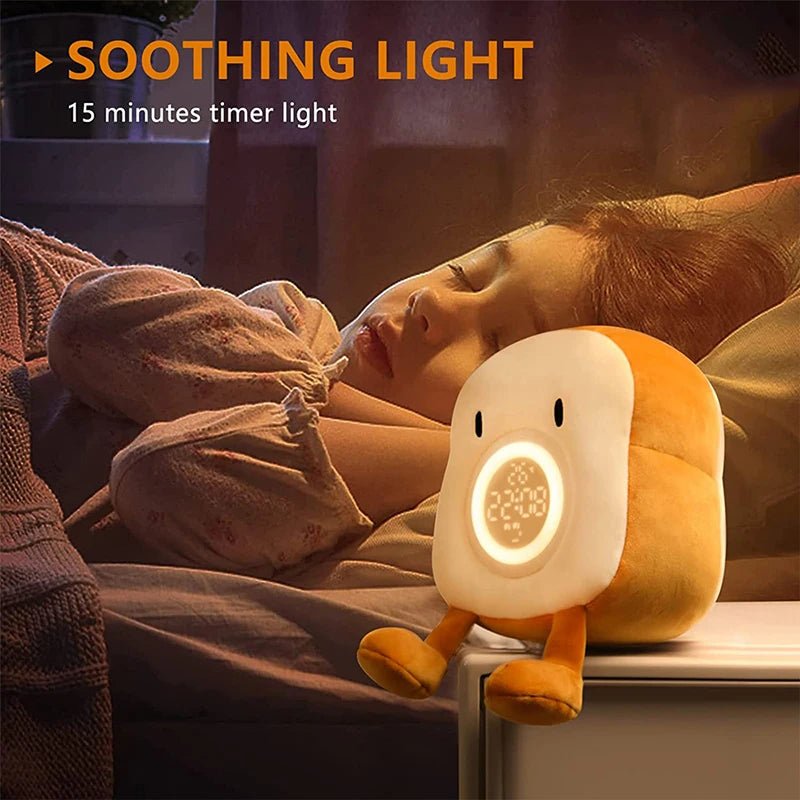 Alarm Clock Plushie with Night Light - TRENDVYO