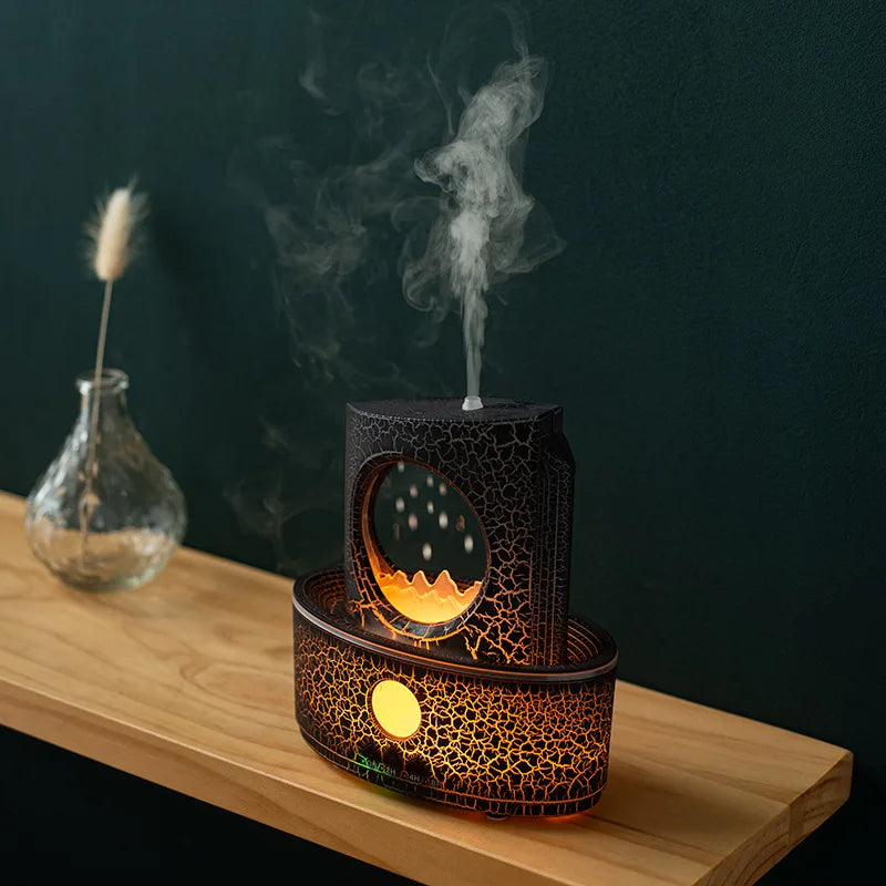 Difusor y humidificador de aceites esenciales Nubes de lluvia