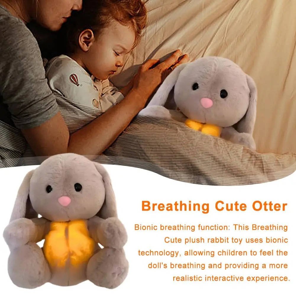 Breathing Stuffed Animal Bunny - TRENDVYO