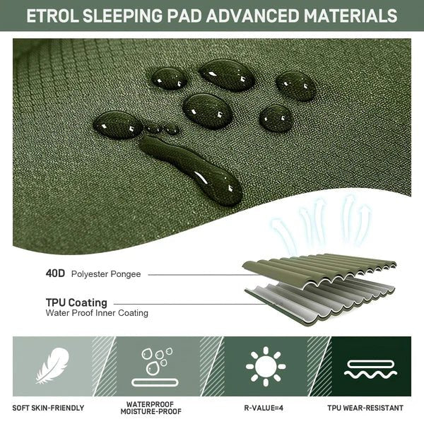 Camping Inflatable & Portable Mattress - TRENDVYO
