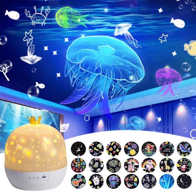 Children’s Night Light and Ocean Projection Lamp - TRENDVYO