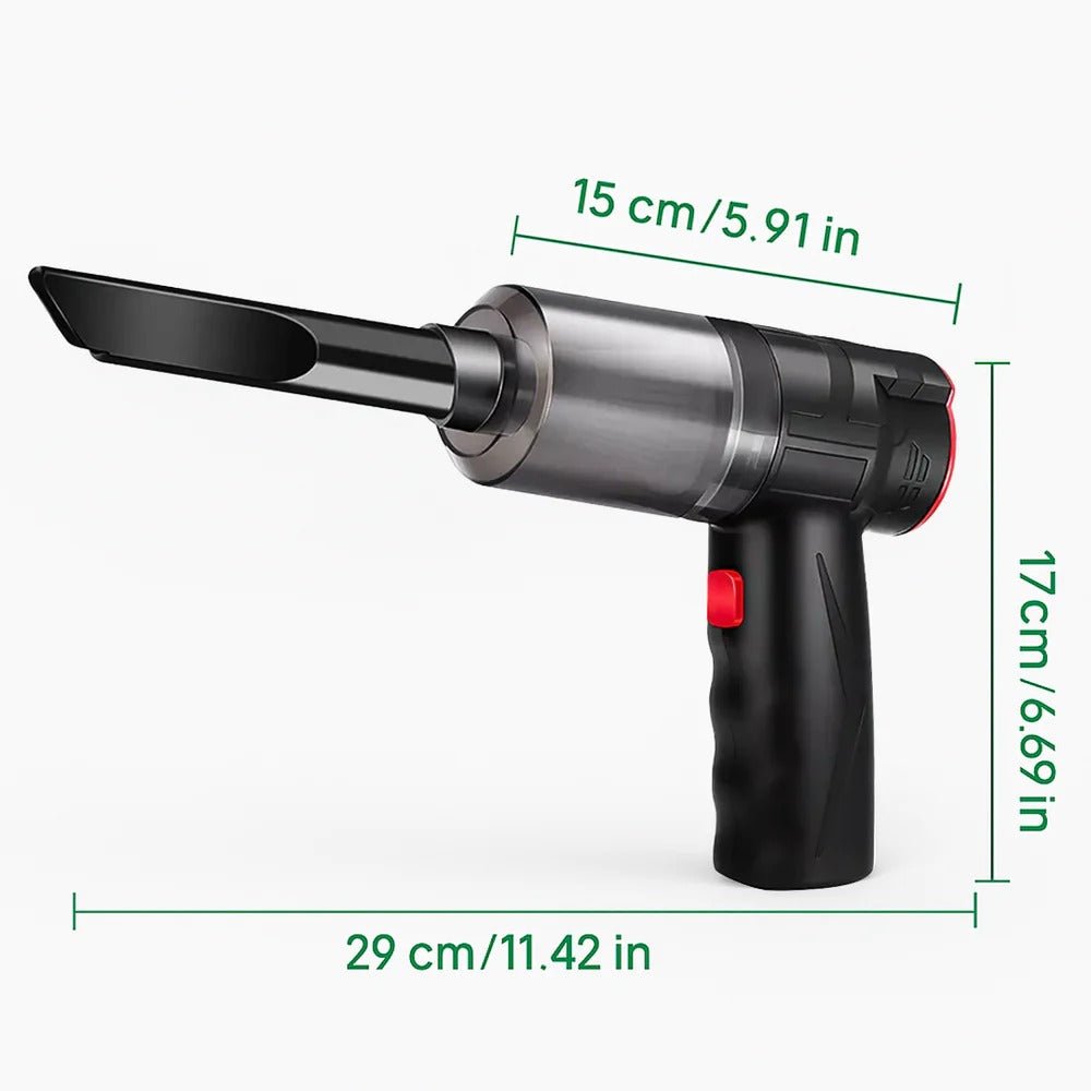 Cordless Car Vacuum Cleaner – 95000Pa Suction, Lightweight & Powerful Handheld - TRENDVYO