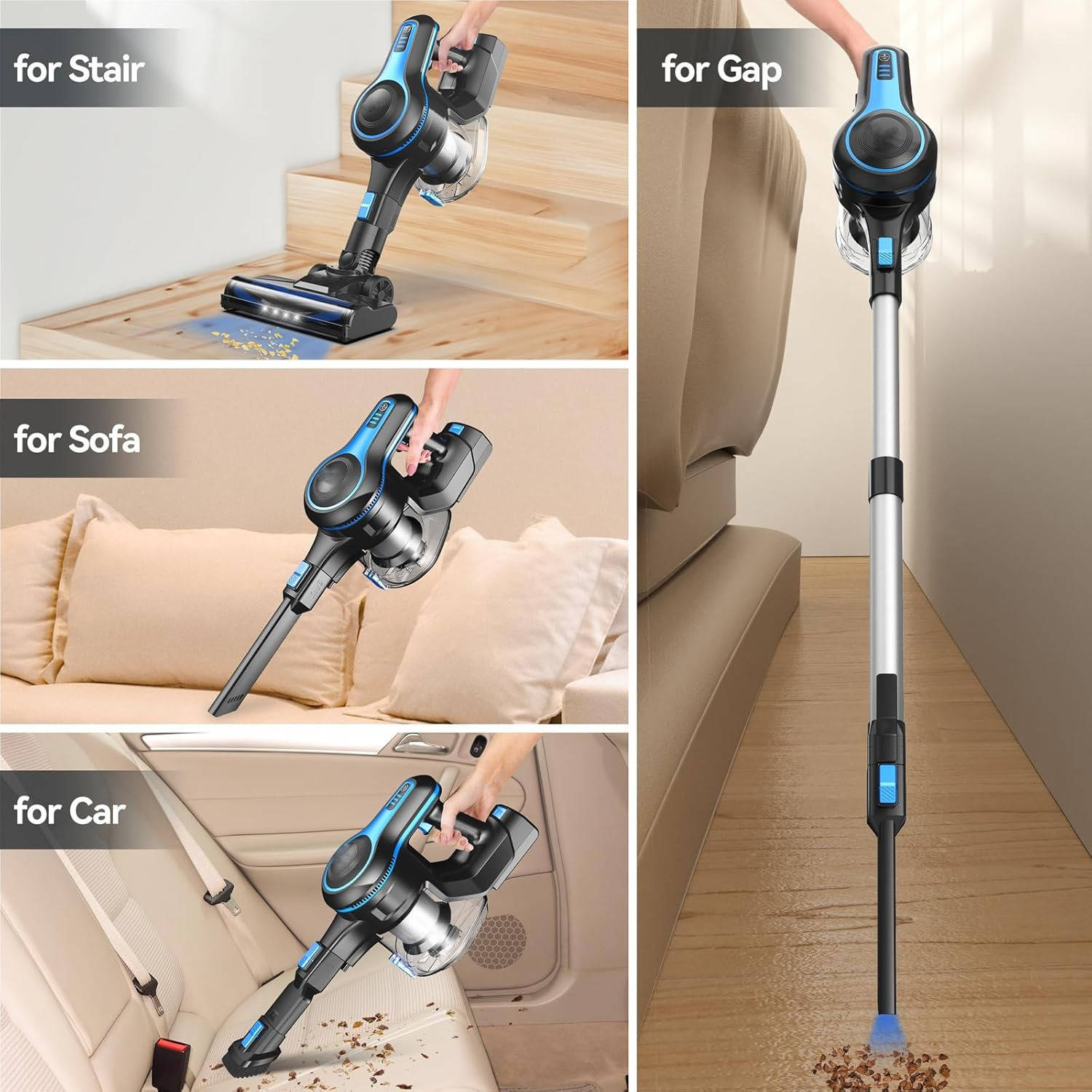 Cordless Vacuum Cleaner For Home - TRENDVYO