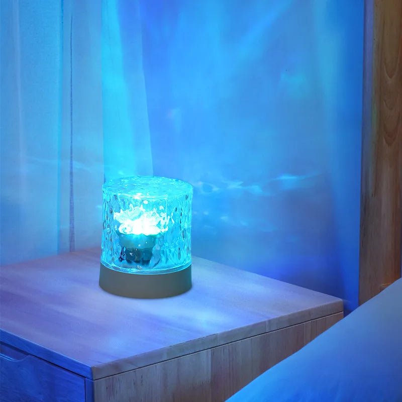 Crystal Ripple Projector Night Light - TRENDVYO