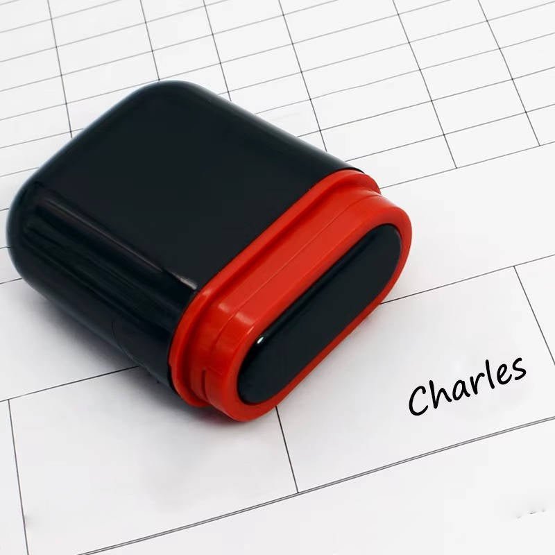 Custom Signature Stamp Personalized Logo Name Stamper - TRENDVYO