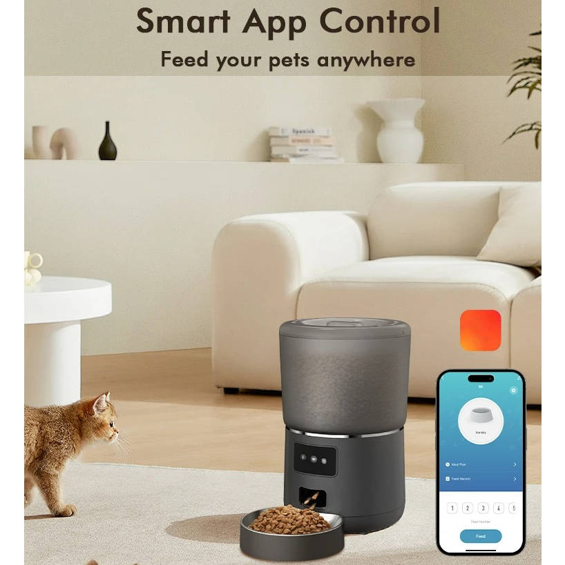 Comedero Automático Inteligente Para Mascotas Perros Gatos