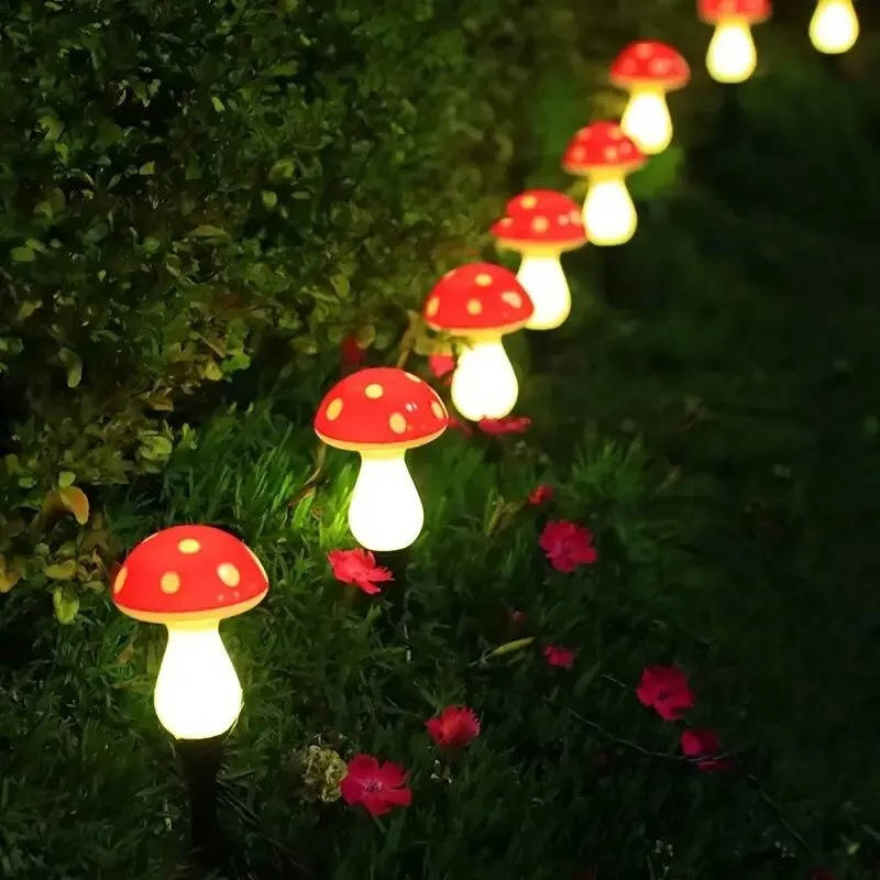 Luces solares LED decorativas para exteriores