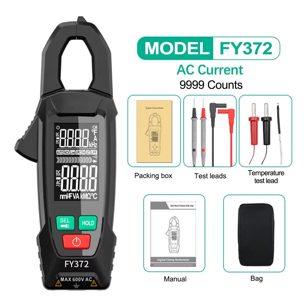 AC DC Clamp Electric Meter