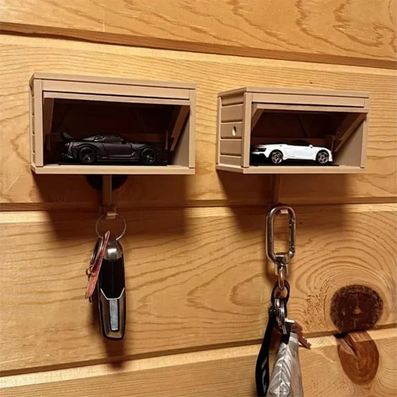Soporte para Llaves de Pared Divertido Garaje de Coches
