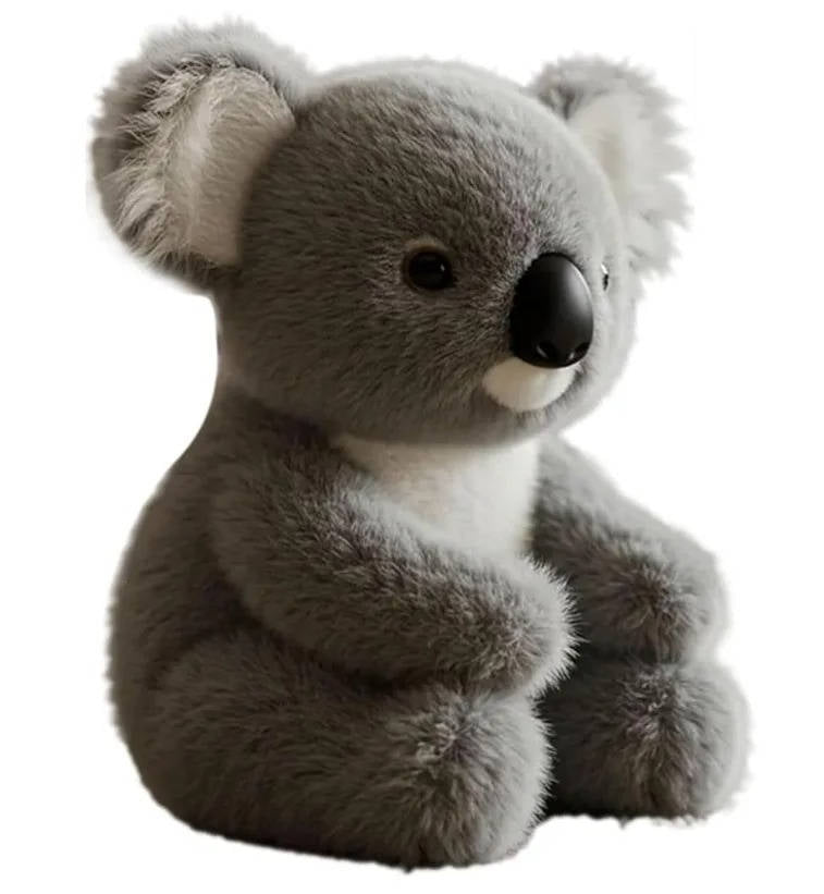 Animales de peluche de koala realistas para aliviar la ansiedad y el estrés