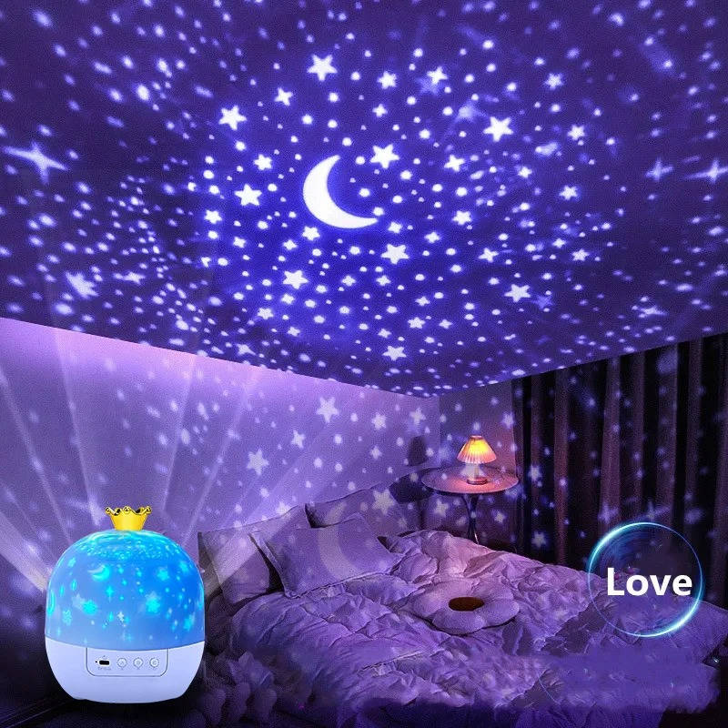 Luz nocturna con proyector para niños