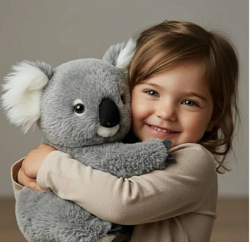 Animales de peluche de koala realistas para aliviar la ansiedad y el estrés