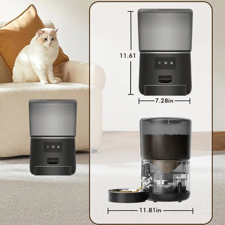 Comedero Automático Inteligente Para Mascotas Perros Gatos
