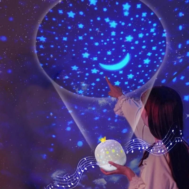 Luz nocturna con proyector para niños