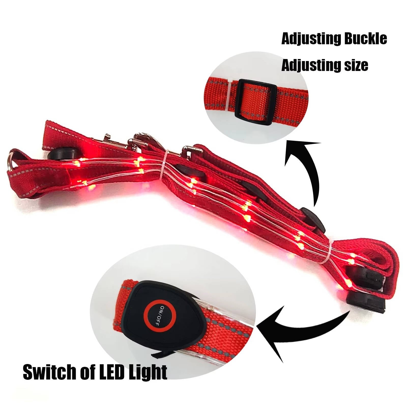 Collar de Pecho LED para Caballo