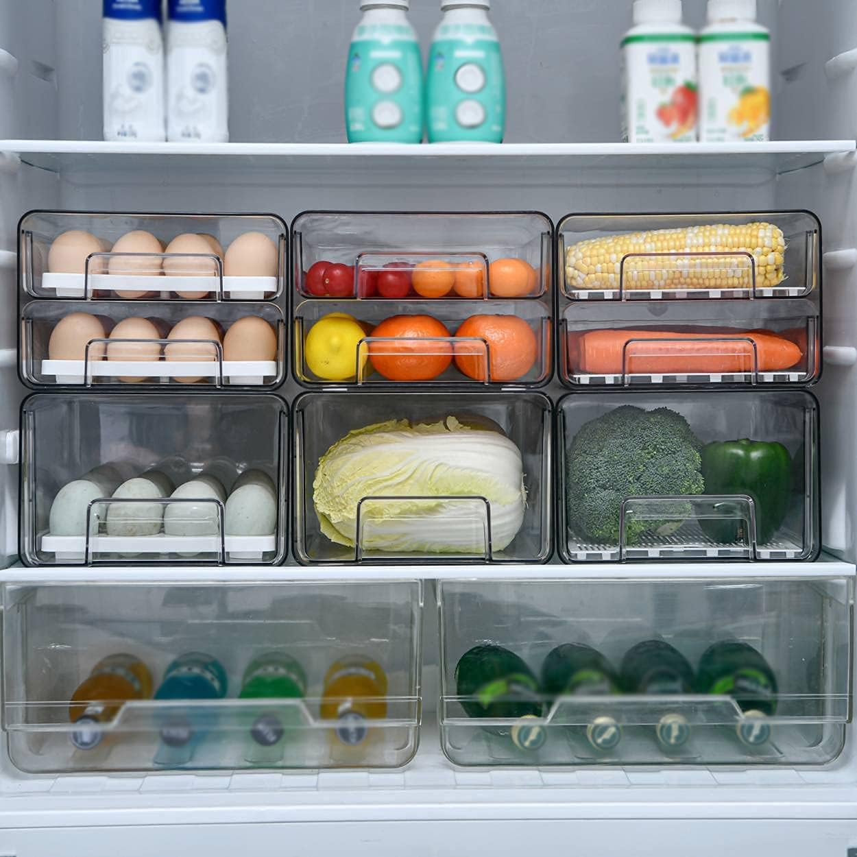 Egg Container Holder For Fridge - TRENDVYO