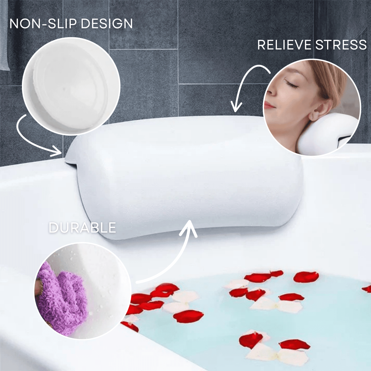 Ergonomic neck and head support for relaxing at home as if you were at a spa - TRENDVYO