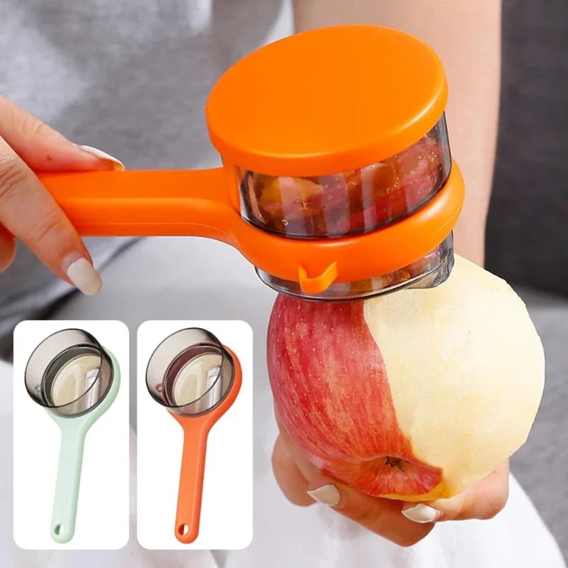 Ergonomic Storage Vegetable Peeler with Non Slip Grip - TRENDVYO