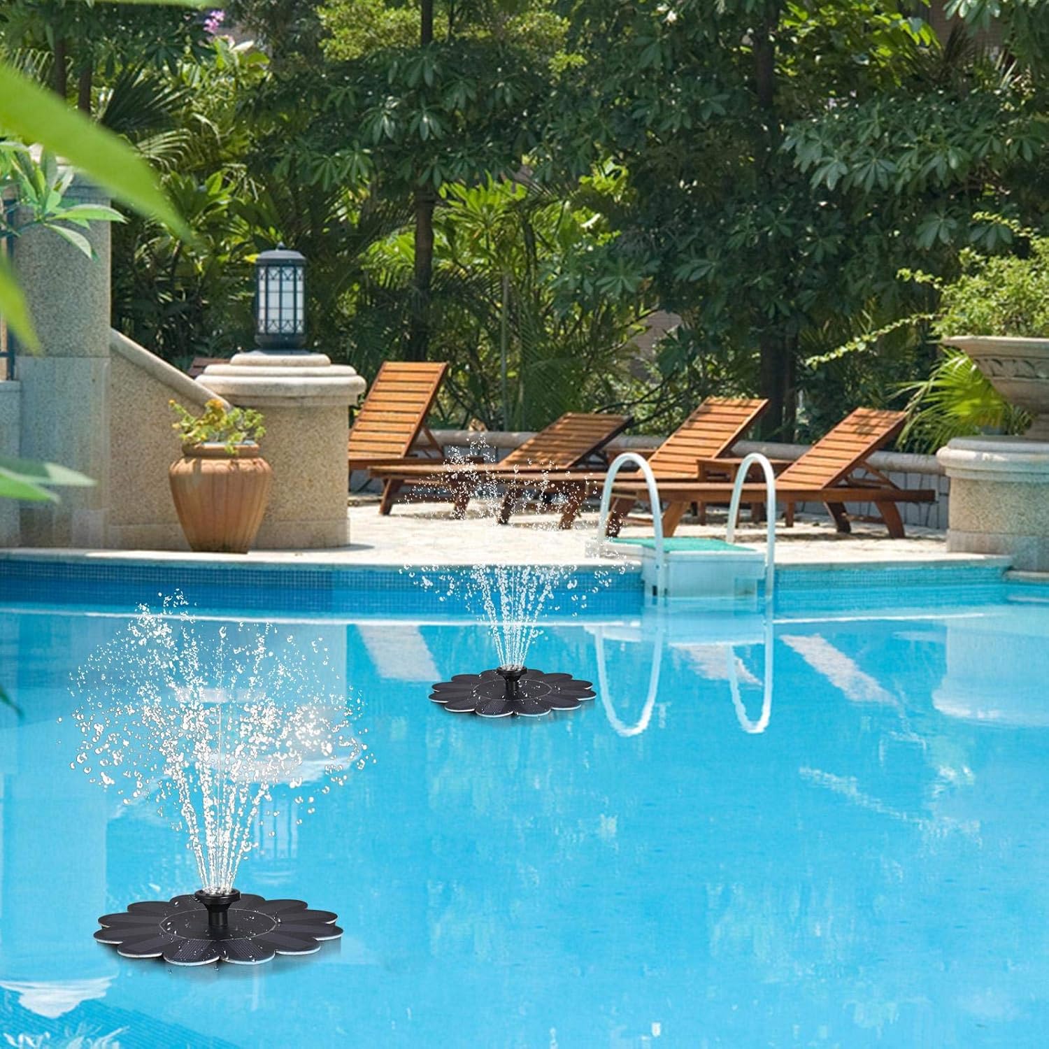 Flower-Shaped Water Fountain For Ponds And Pools - TRENDVYO