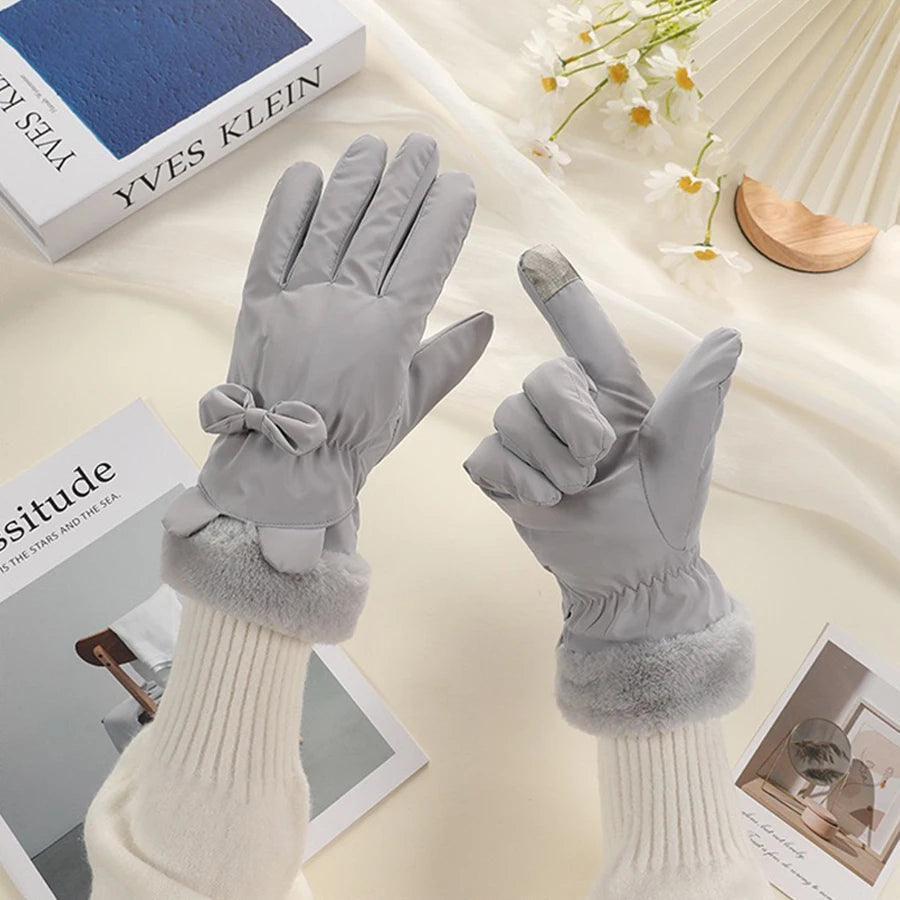 Guantes de Invierno con Pantalla Táctil Elegantes para Mujer
