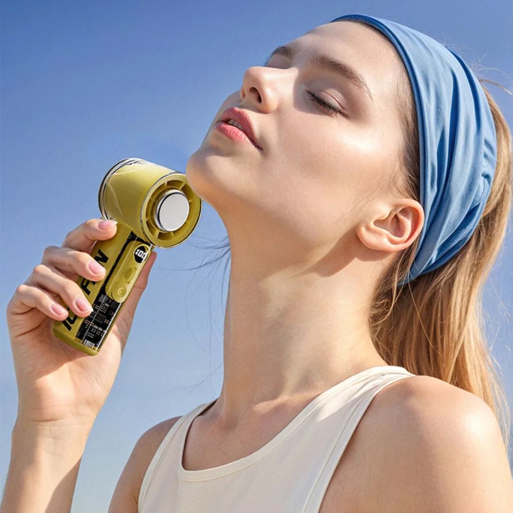 Handheld Rechargeable Fan - TRENDVYO