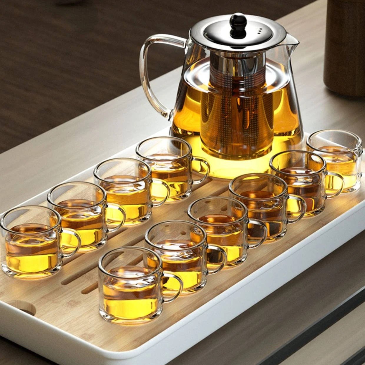 Heat Resistant Glass Teapot - TRENDVYO